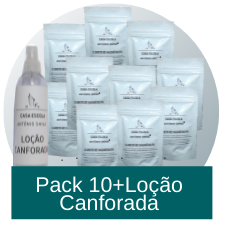 Cloreto de Magnésio PA - Pack 10+Loção Canforada (10 embalagens com oferta de 1 Loção Canforada)
